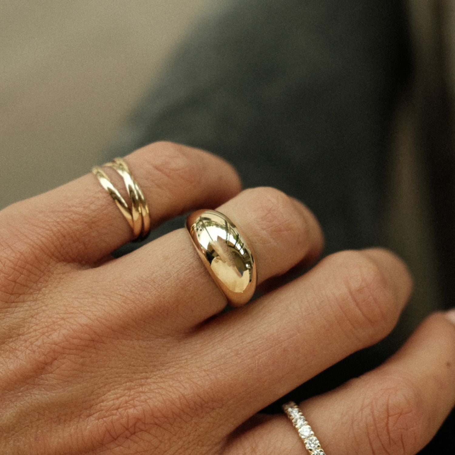 Gouden Balloon Ring M