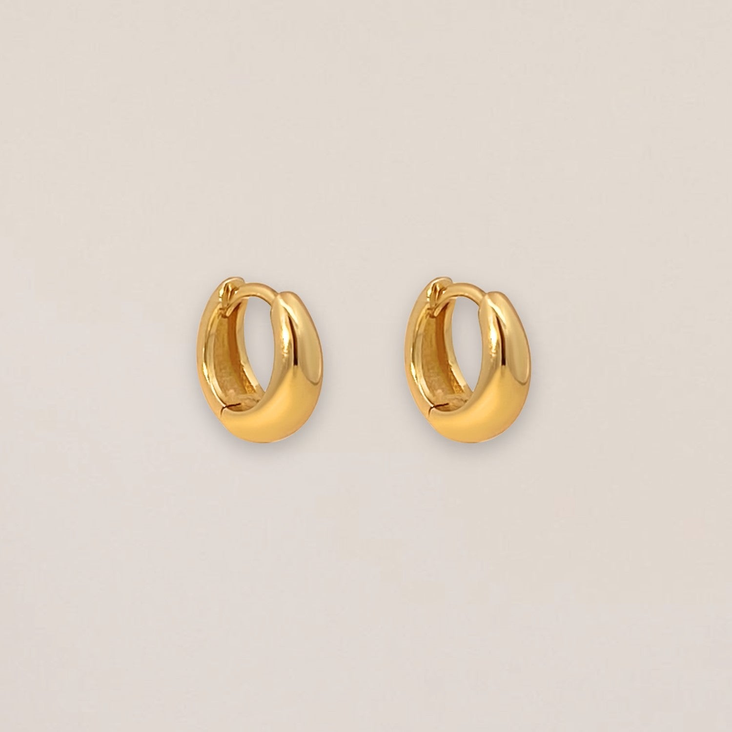 Gouden Druppel Hoops