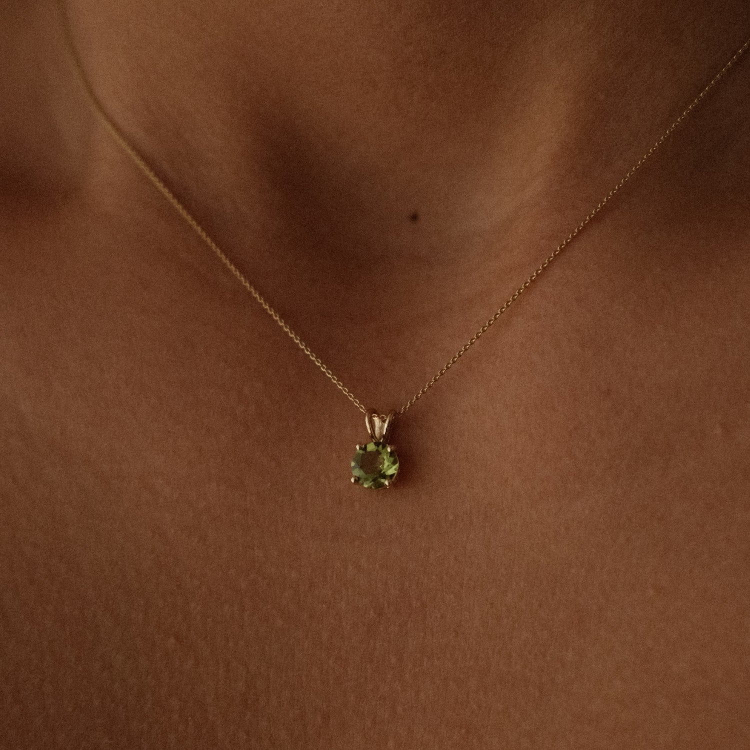 Gouden Edelsteen Hanger