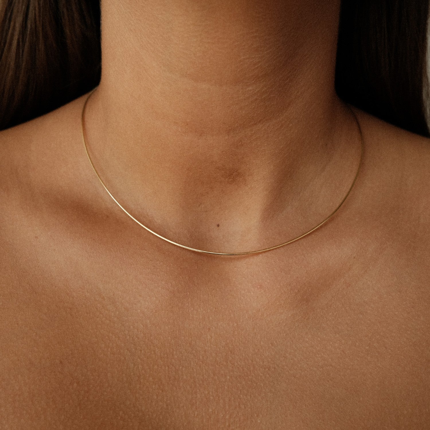 Gouden Omega collier