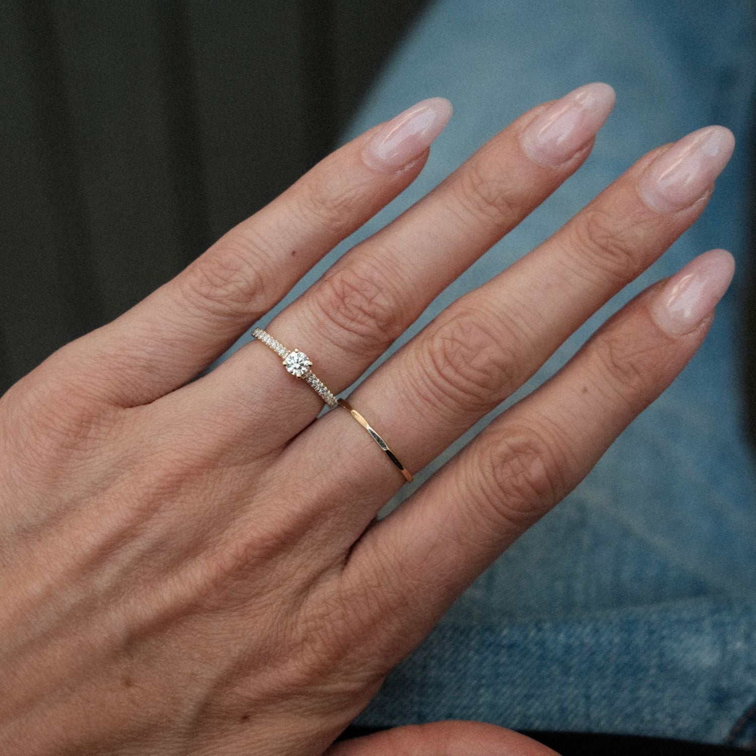 Gouden Verlovingsring Diamanten