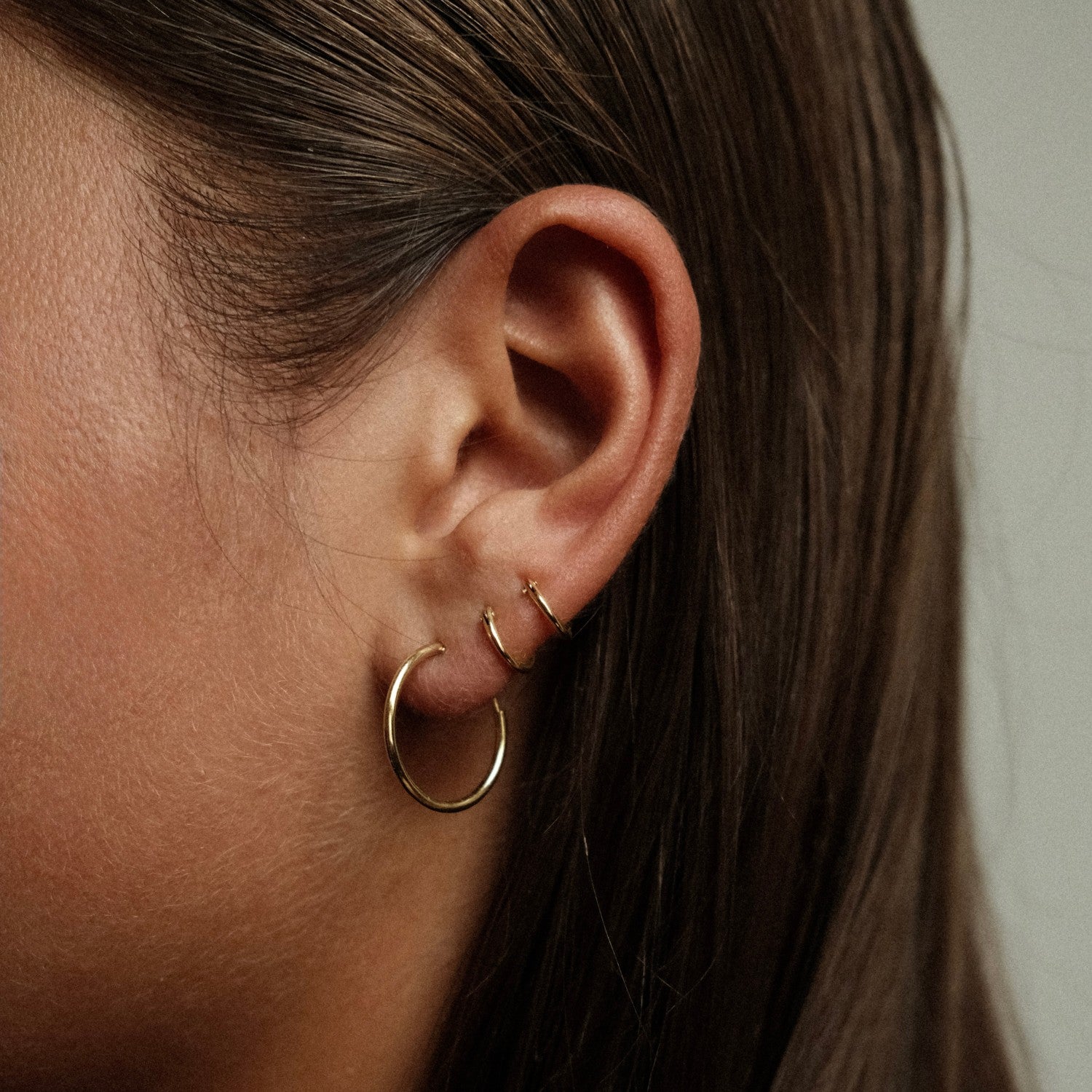 Gouden essential hoops stack