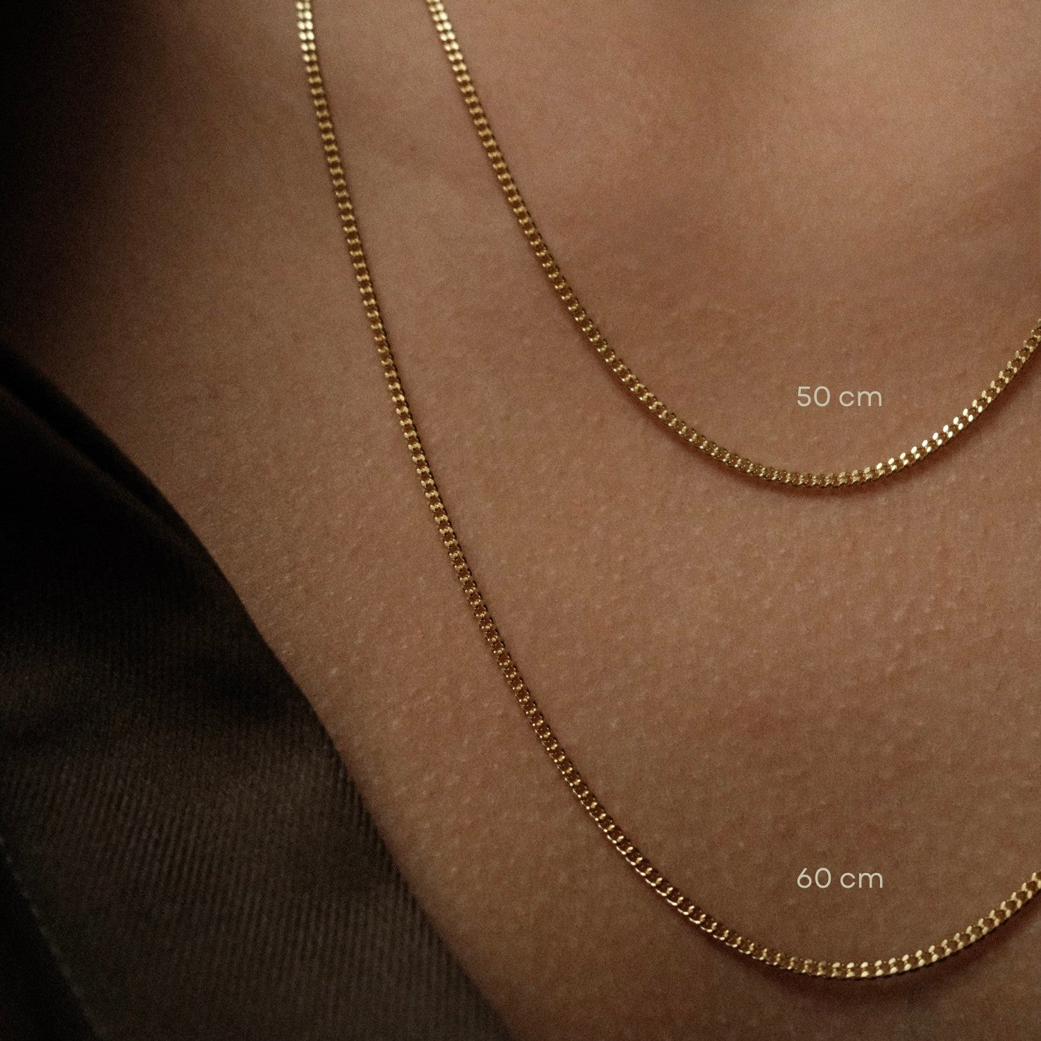 Gourmet ketting 50 en 60 cm