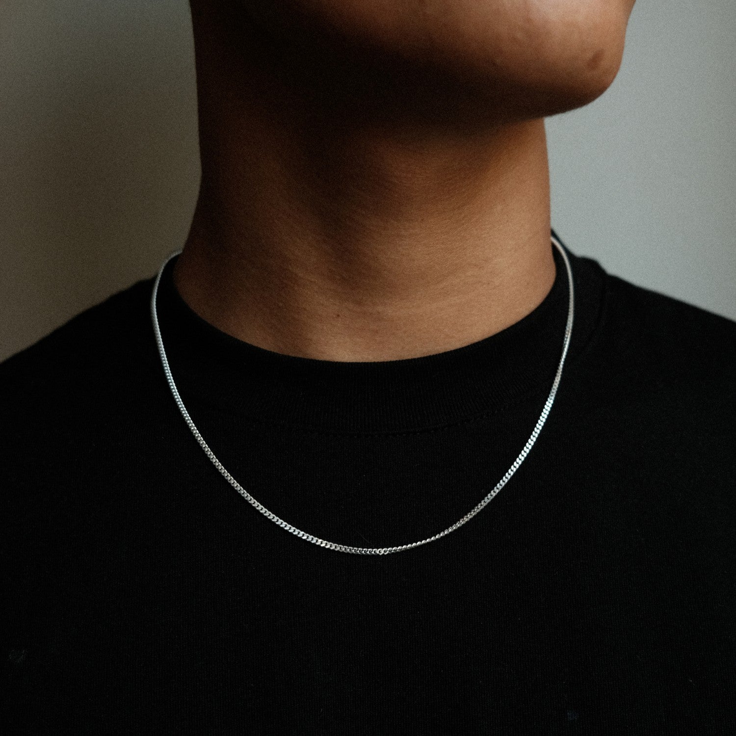 Gourmet ketting zilver 50 cm