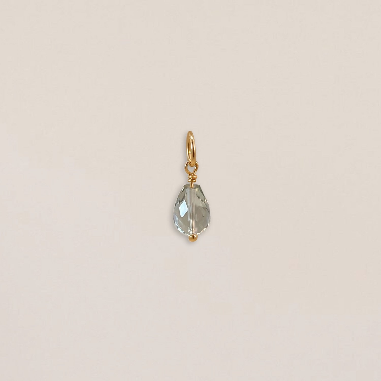 Green Amethyst Charm