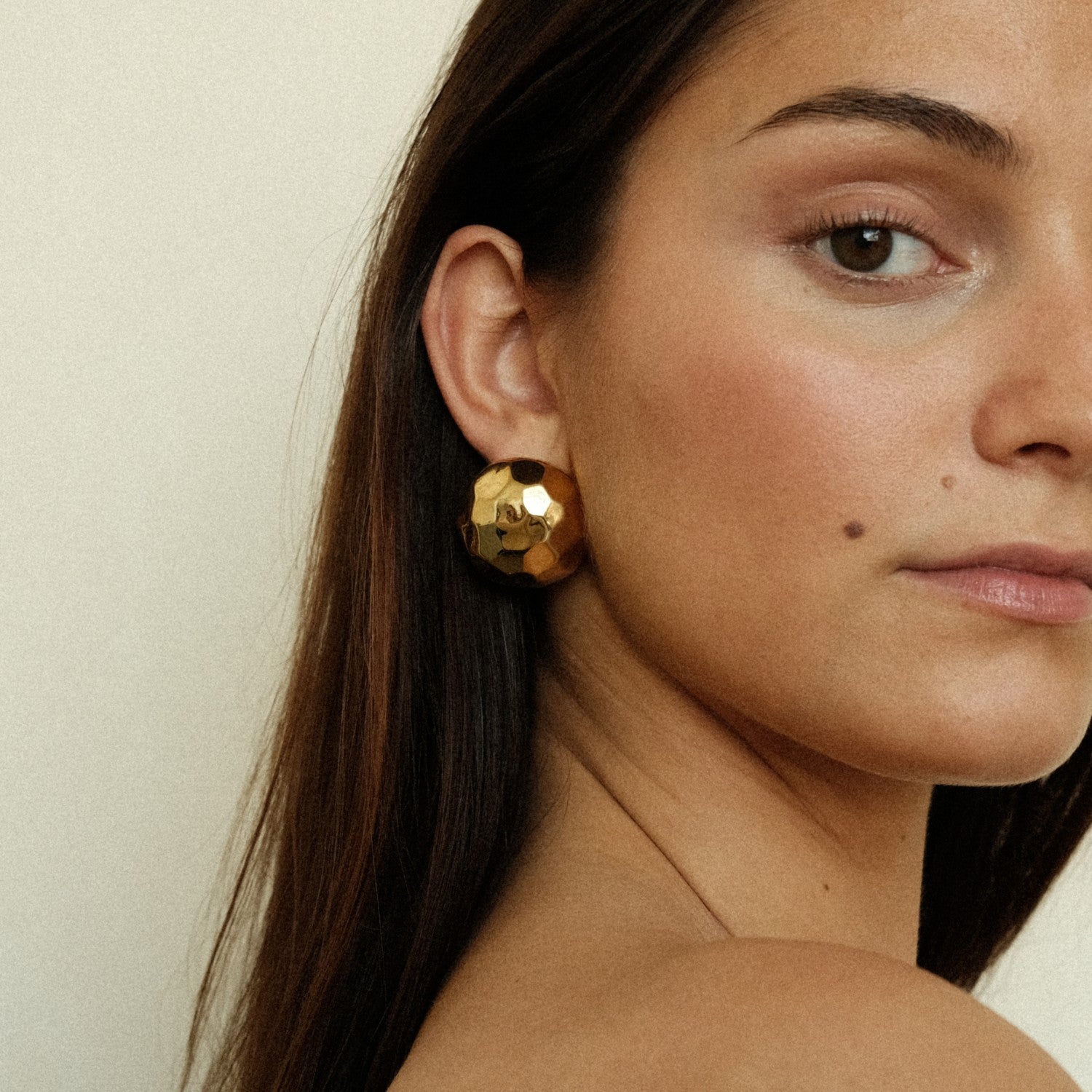 Hammered earrings