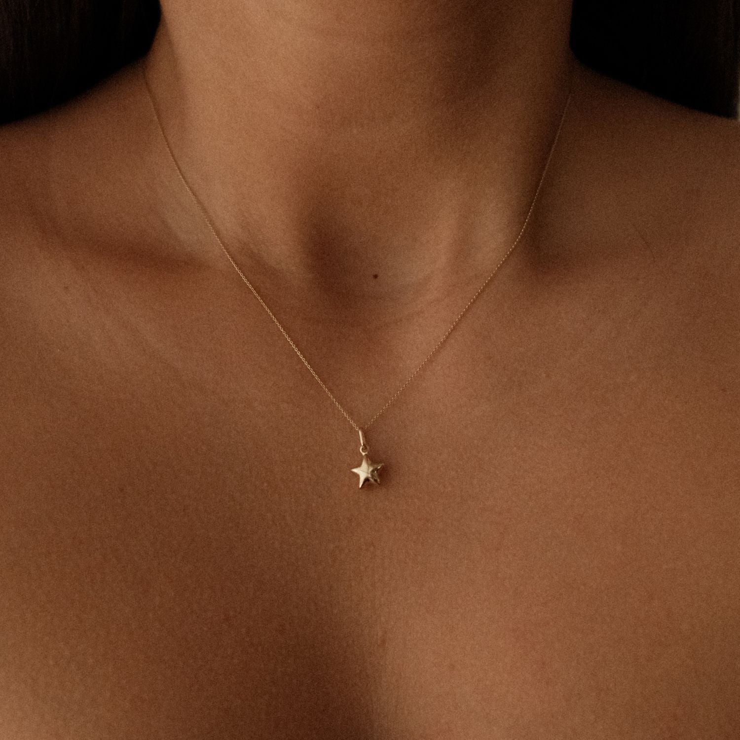 Hanger 14k Goud Ster