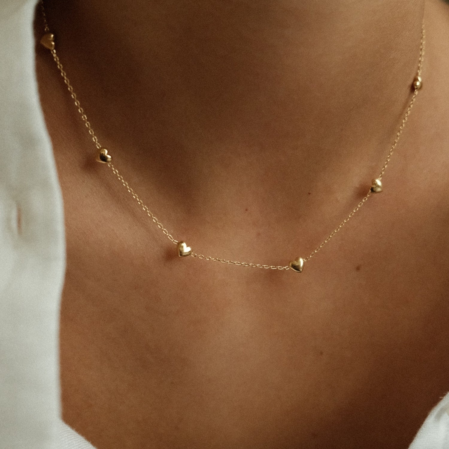 Ketting met hartjes