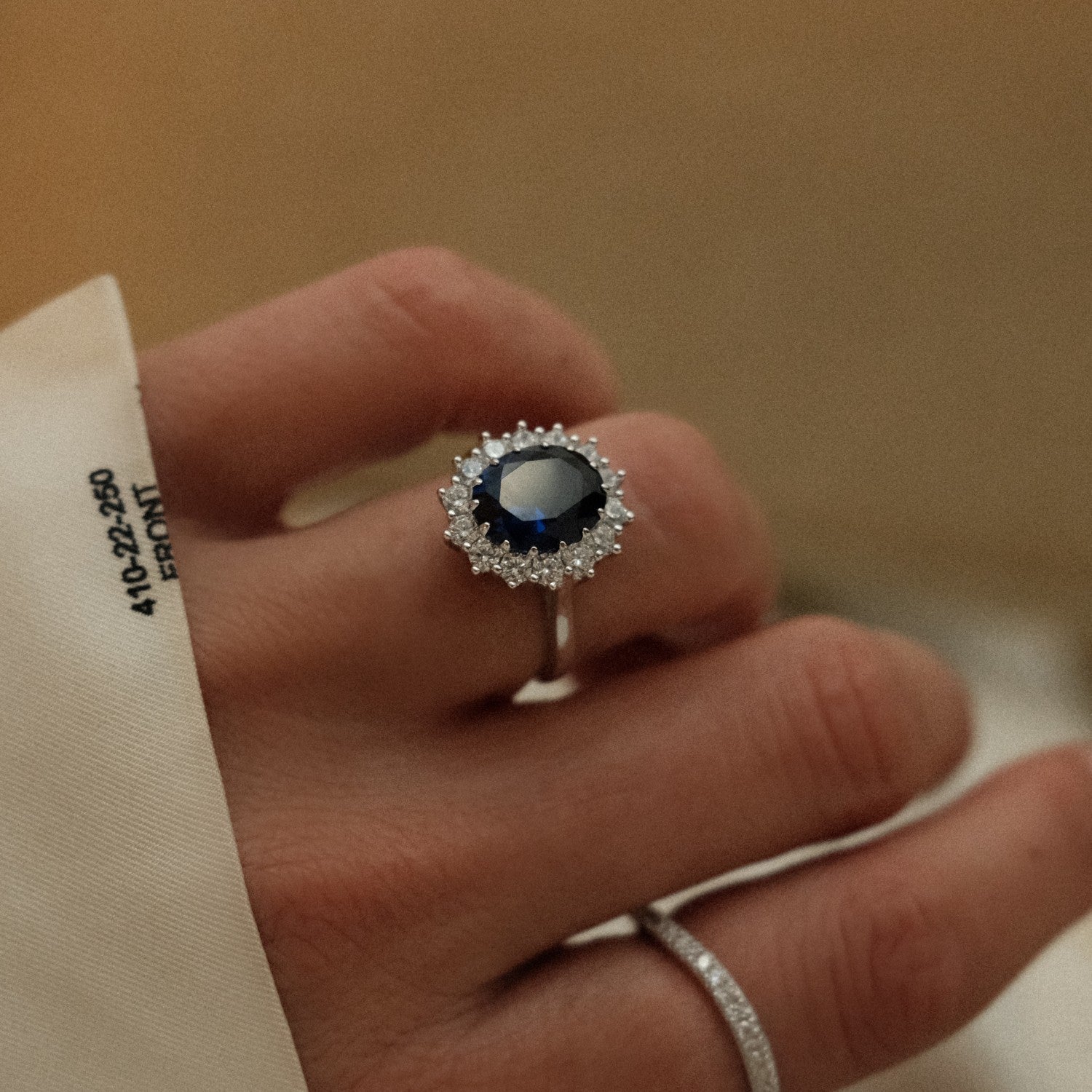 Lady di ring xxl zilver