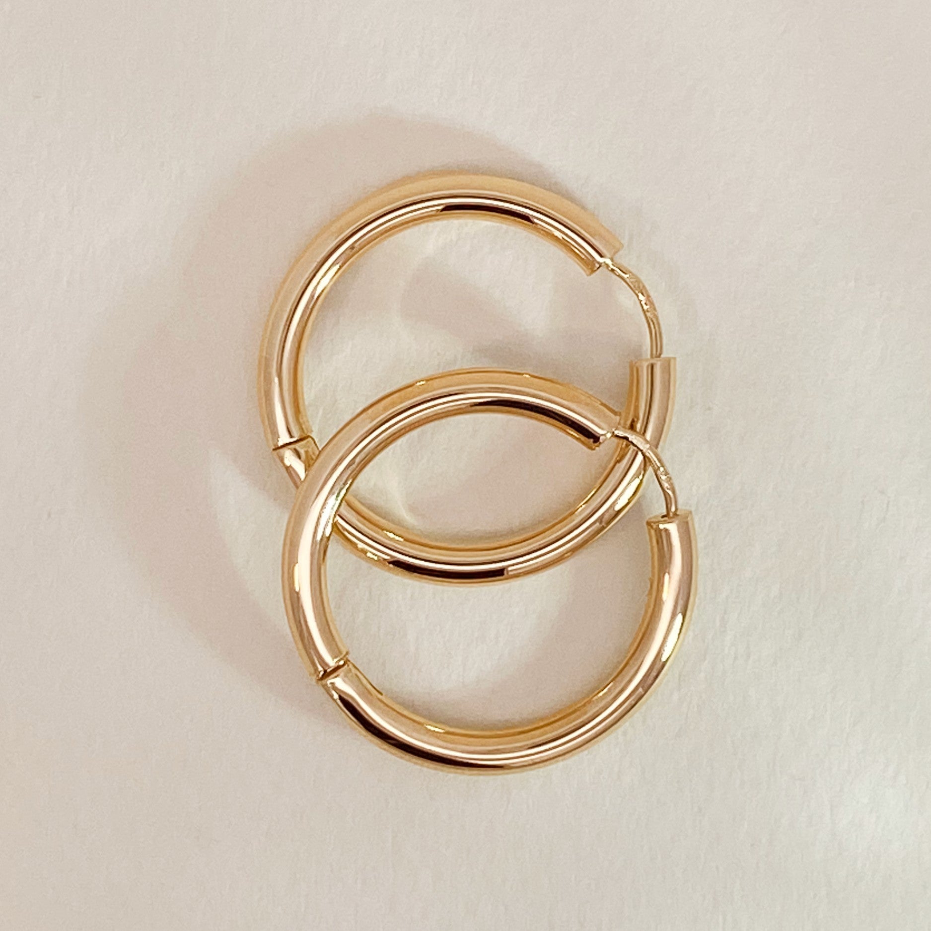 Large classic hoops