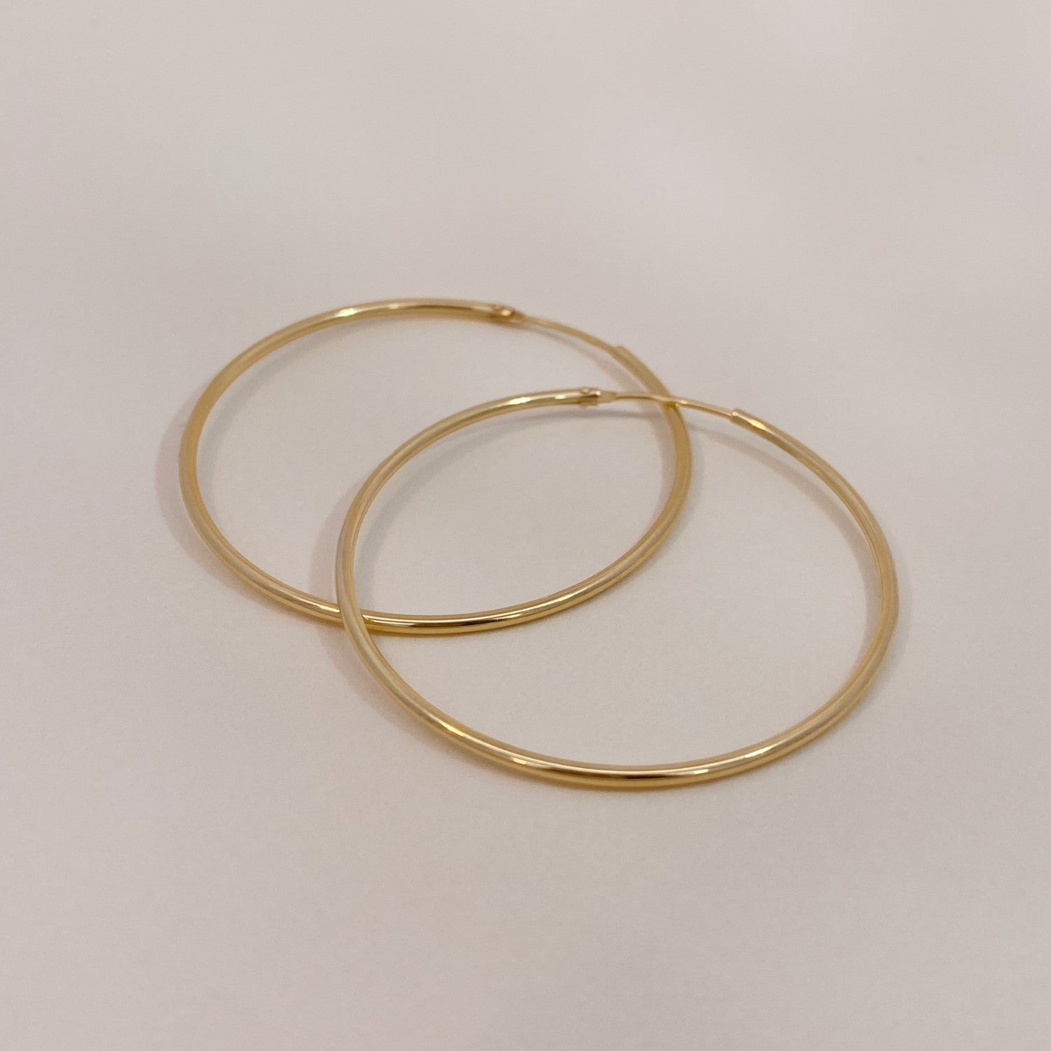 Large gold hoops
