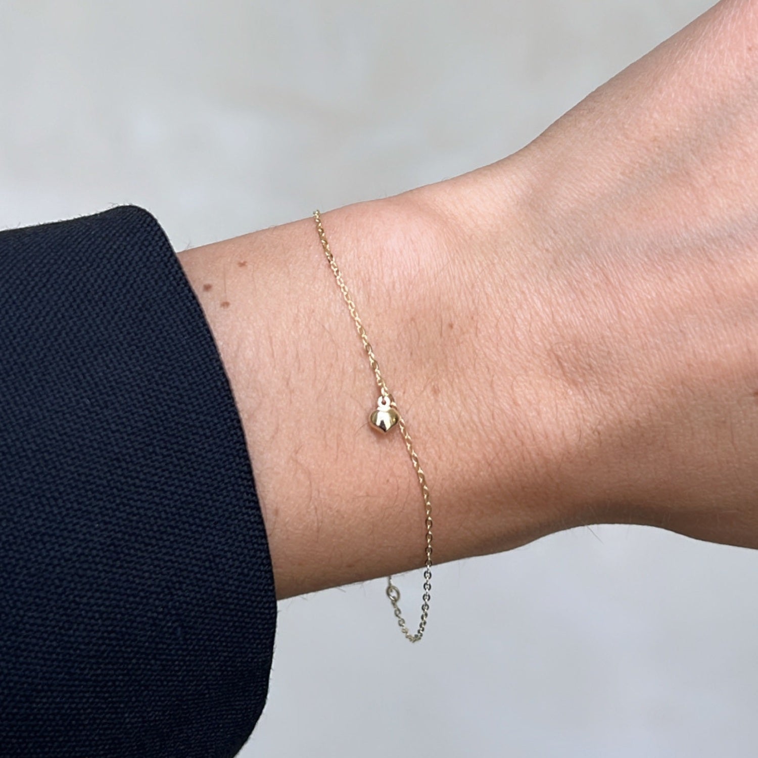 Mini Golden Heart Bracelet