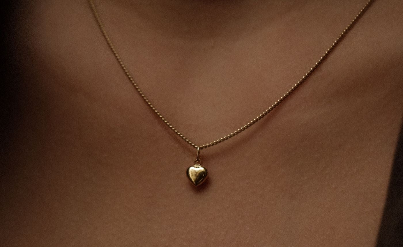 Mini Heart Charm 9 karat