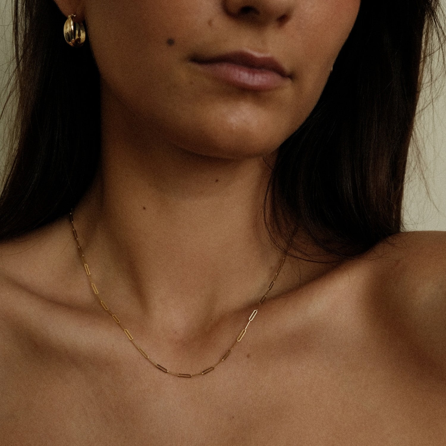 Mini paperclip ketting