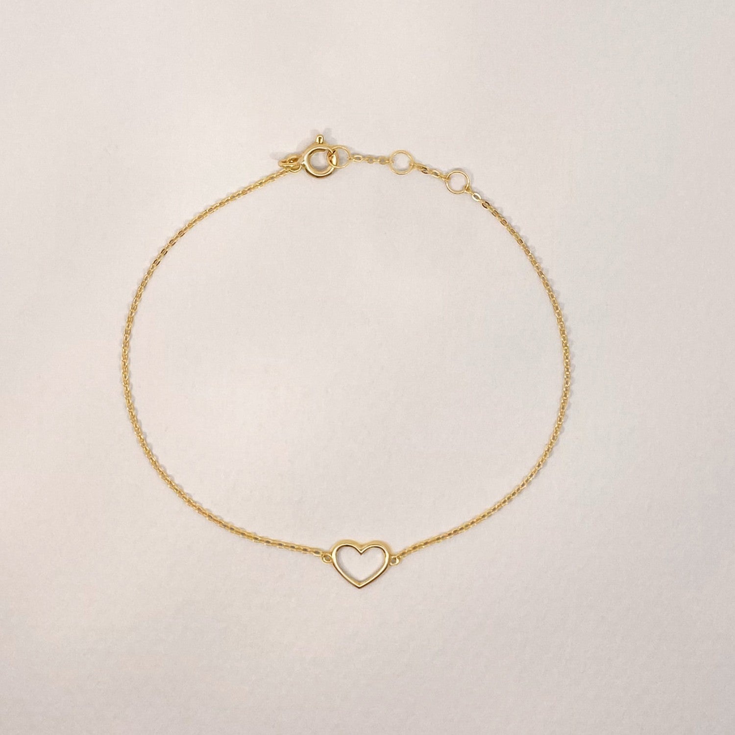 Open hart armband