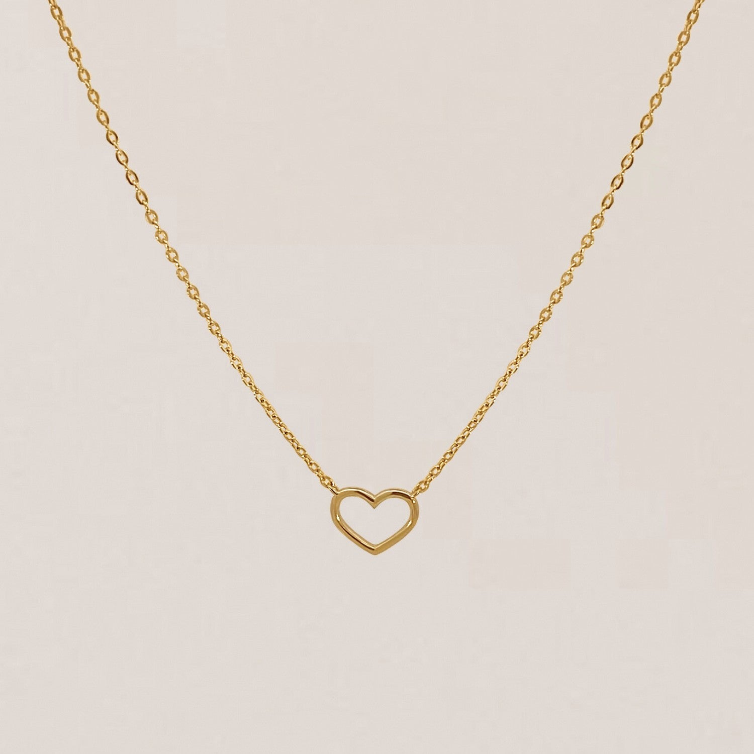 Open hart ketting