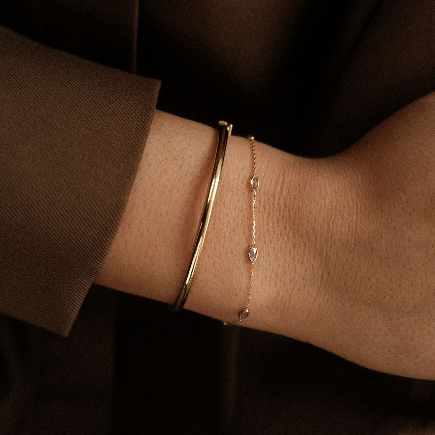Oro Bangle Slim Goud