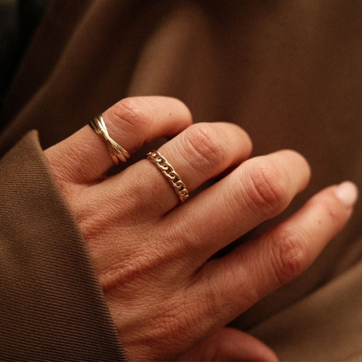 Oro Jewels Chain Ring