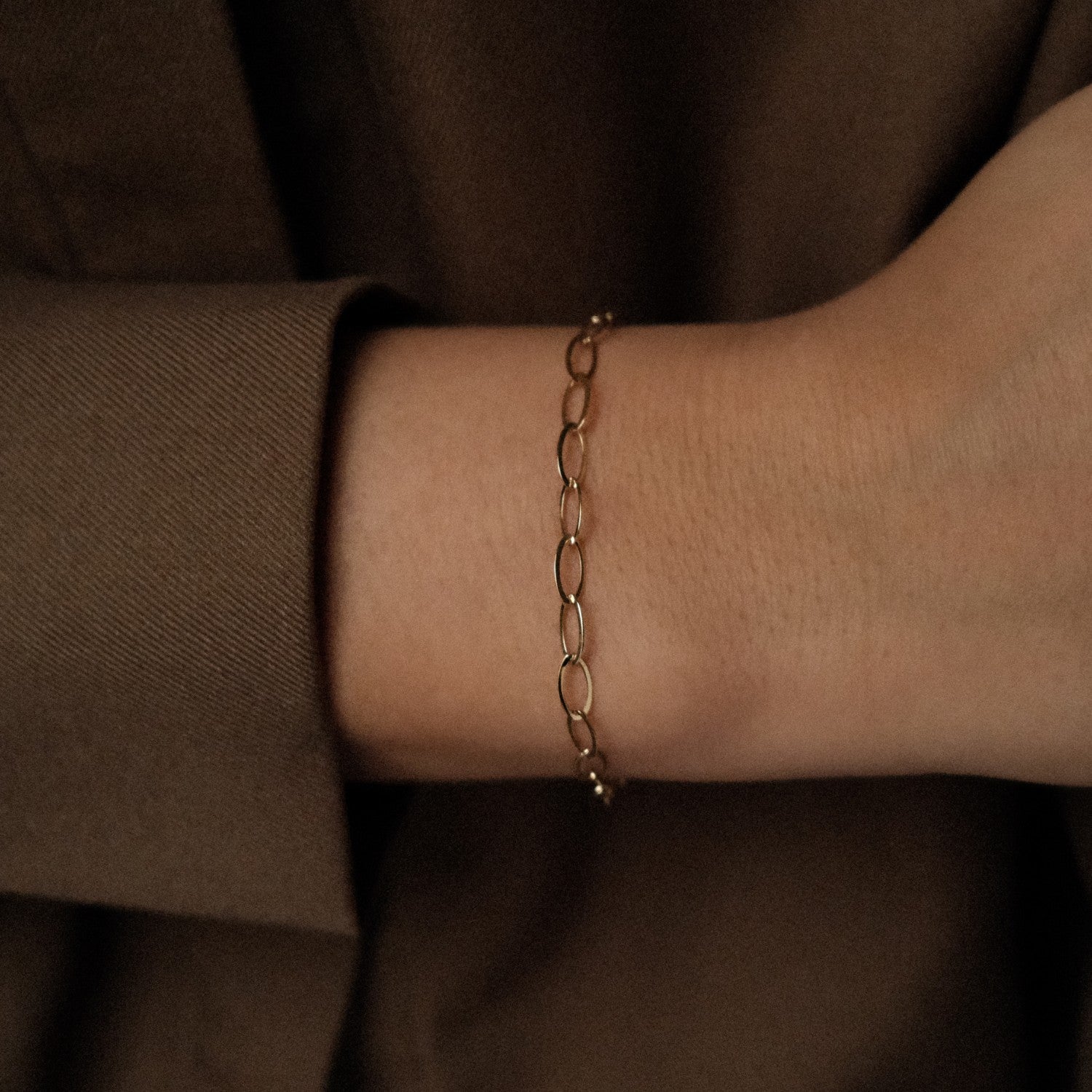 Ovale Schakelarmband