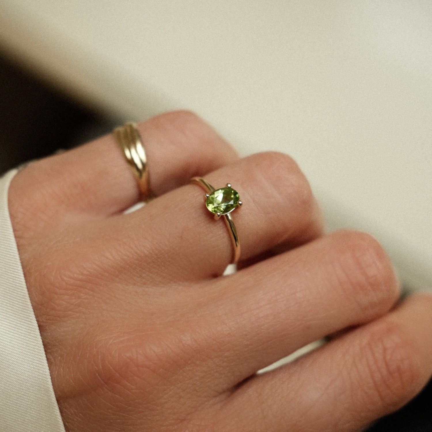 Peridot ring