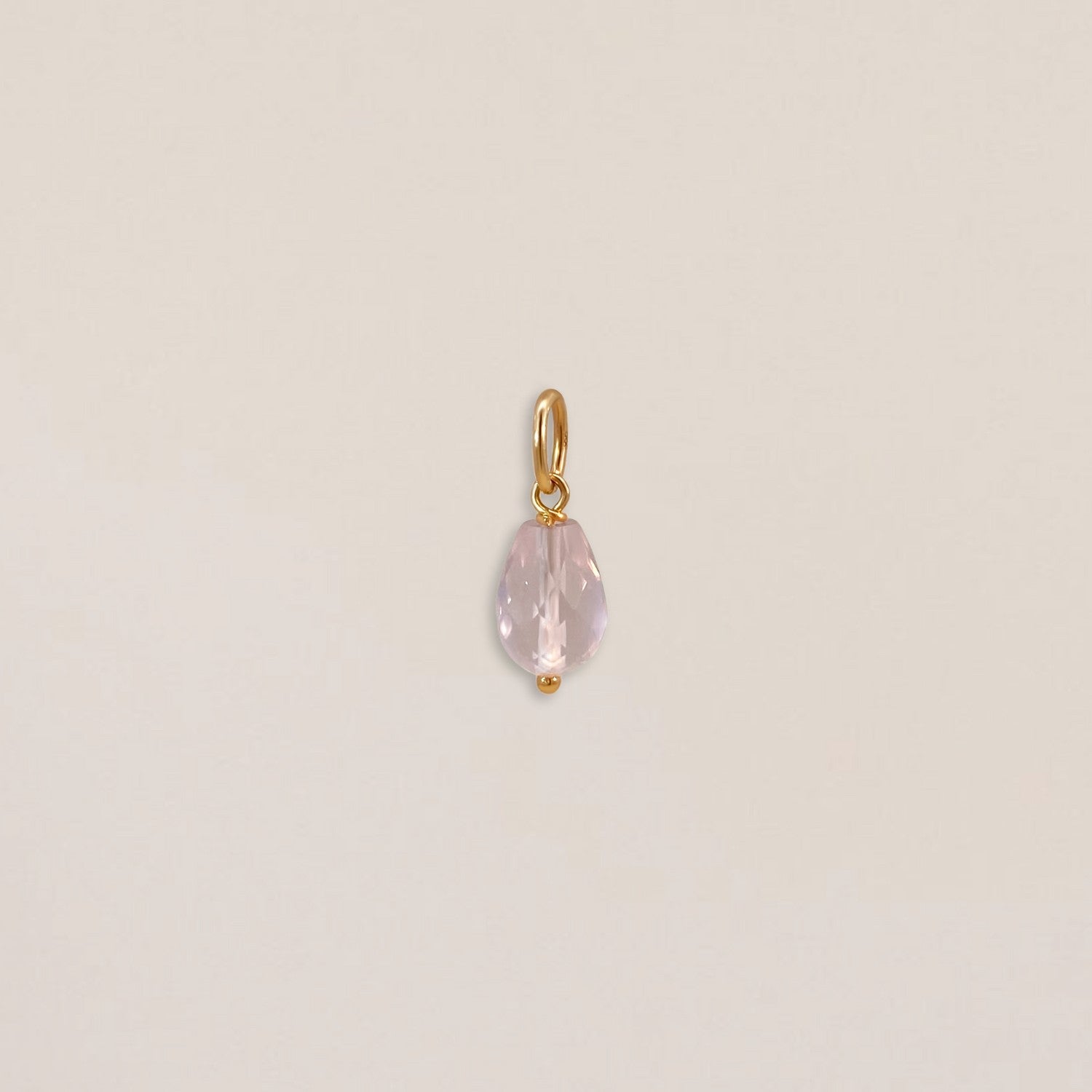 Pink Quartz Charm
