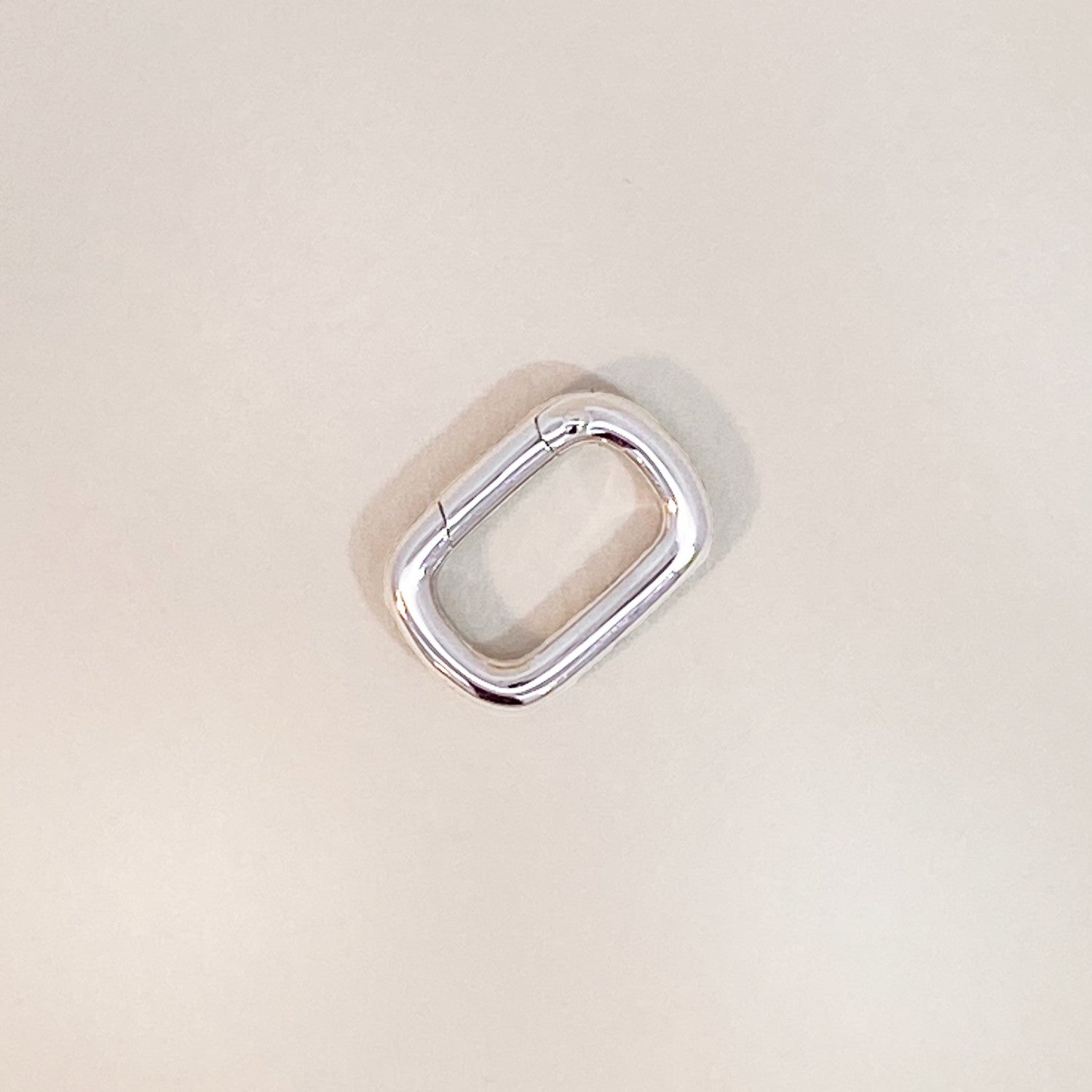 Rechthoekige connector zilver