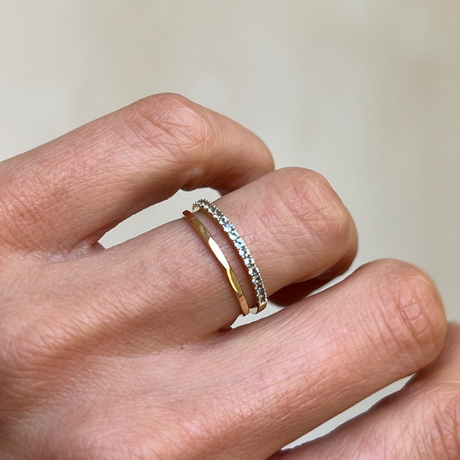 Rij Ring Aquamarijn