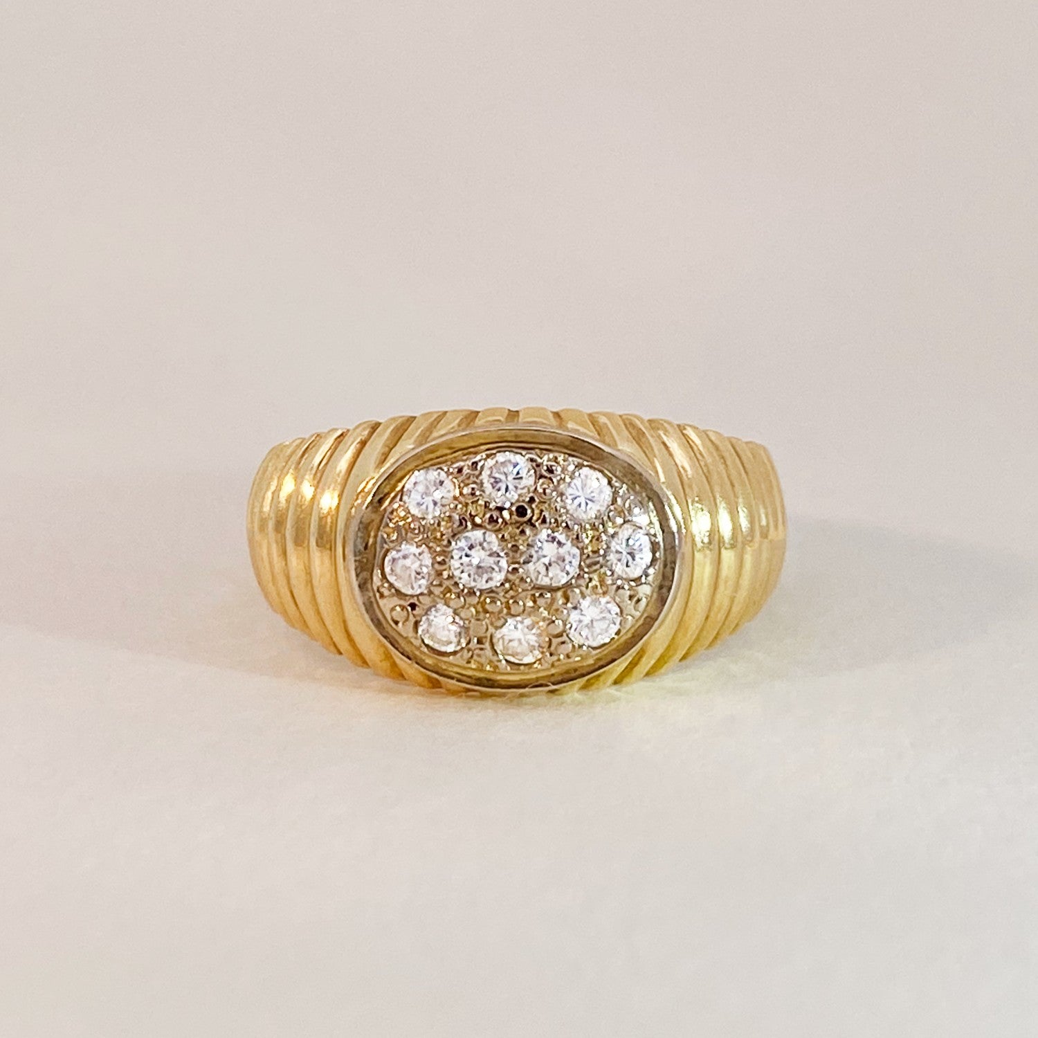 Ring met diamanten vintage