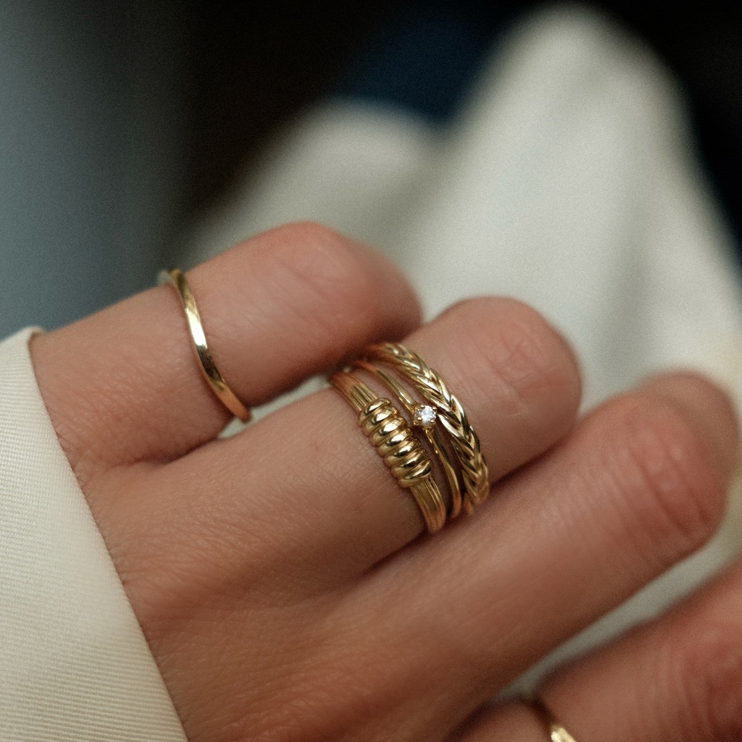 Ring stack met foxtail ring