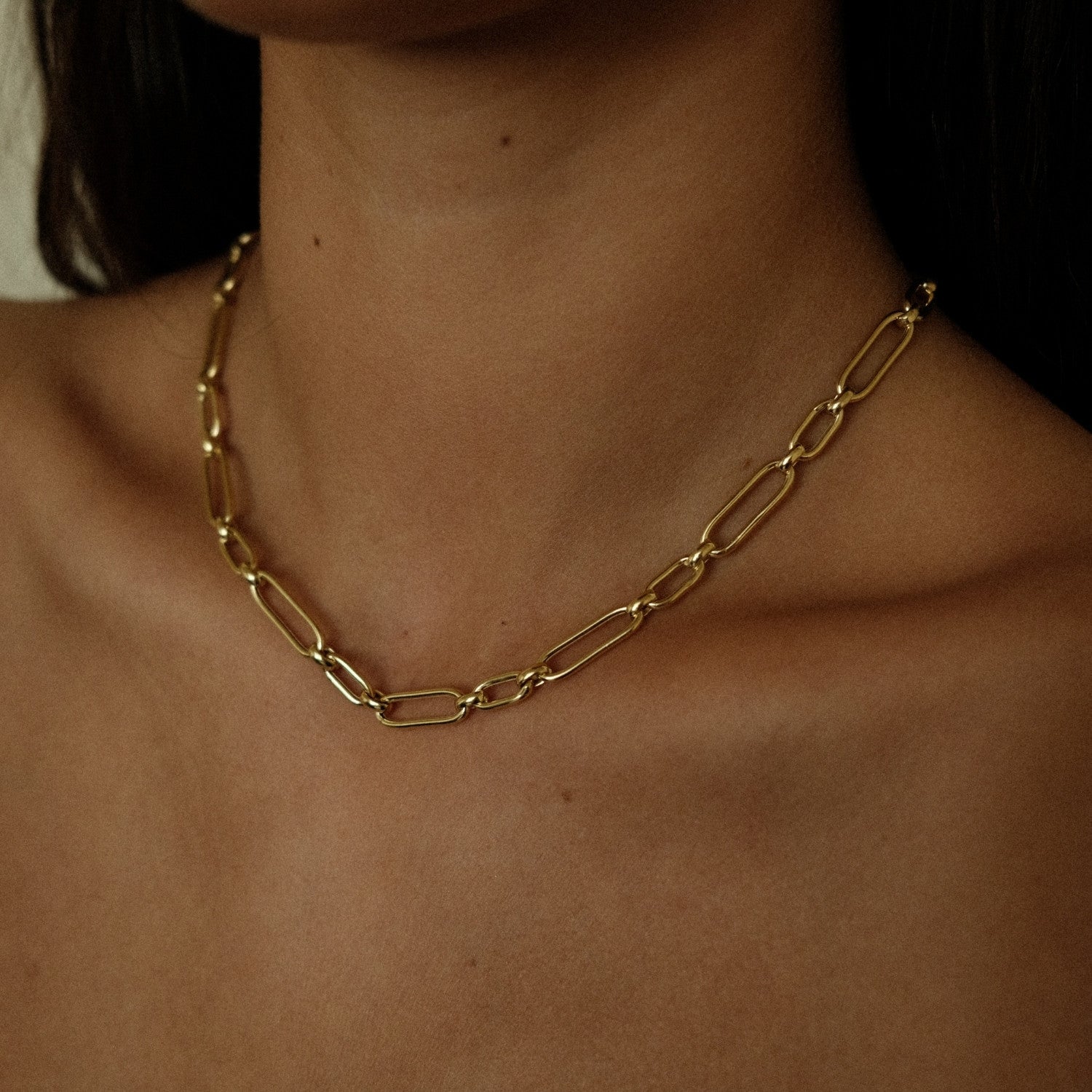 Schakelketting verguld