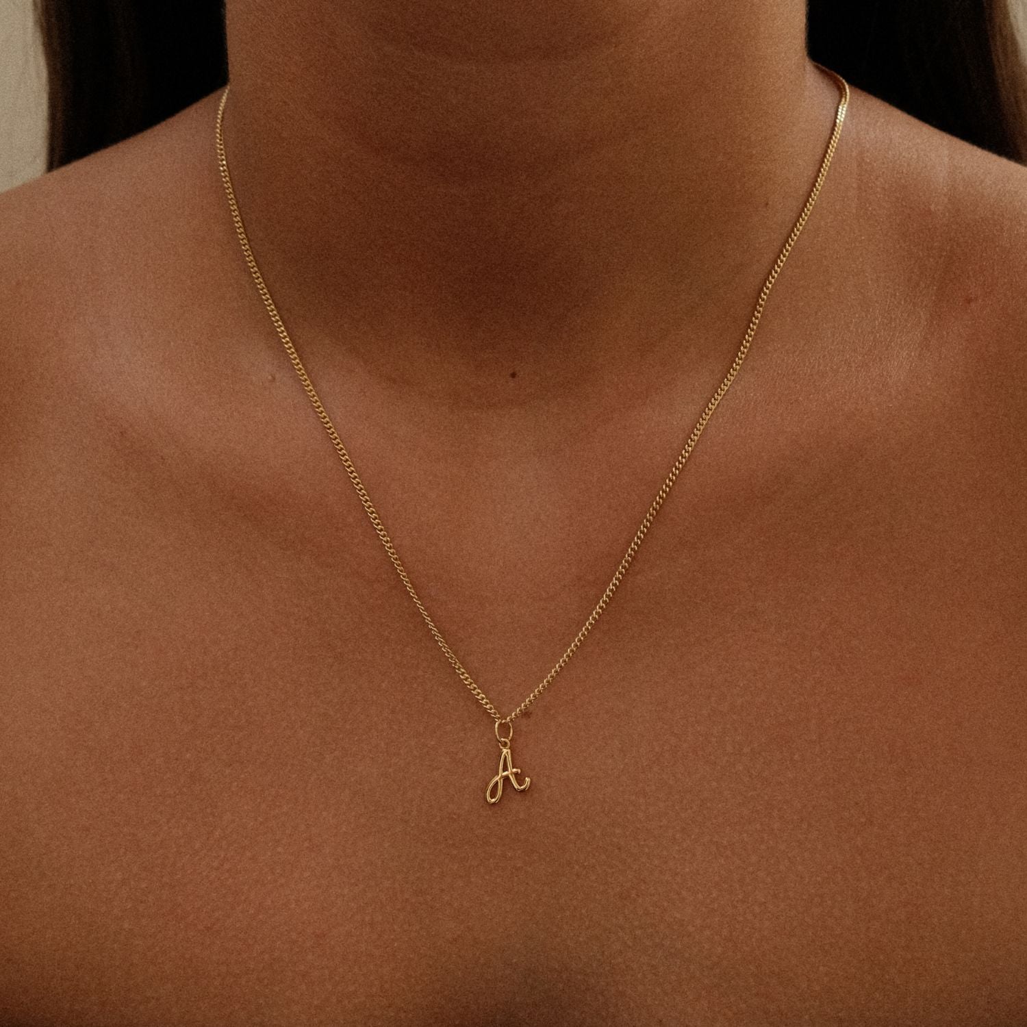Signature Initiaal Ketting Letter A