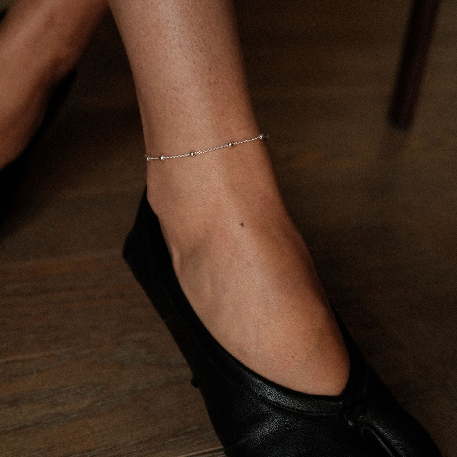 Silver Anklet Beads