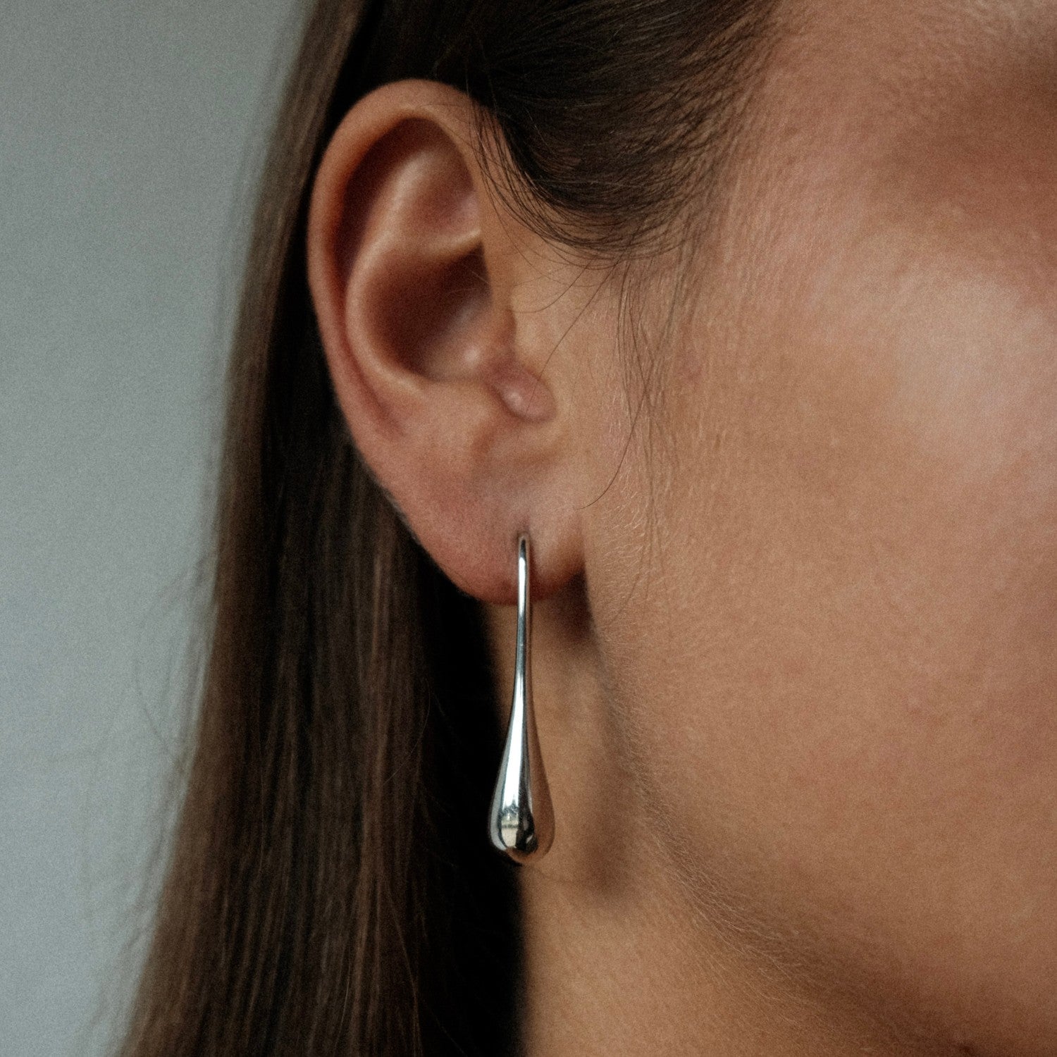 Silver Drop Earrings