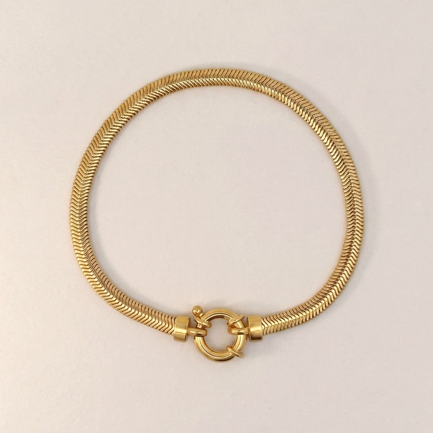 Slang Armband Veerslot