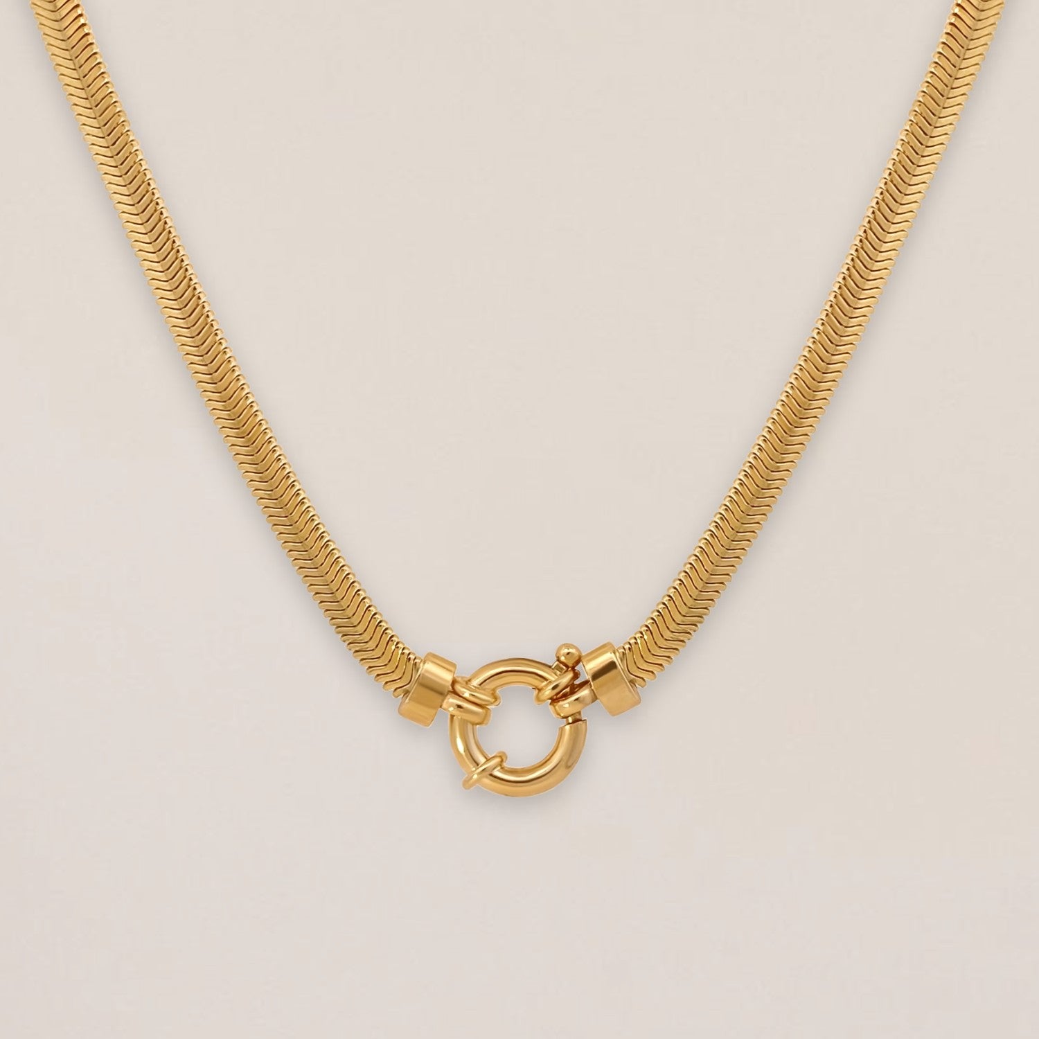 Slang Schakel Ketting met Veerslot