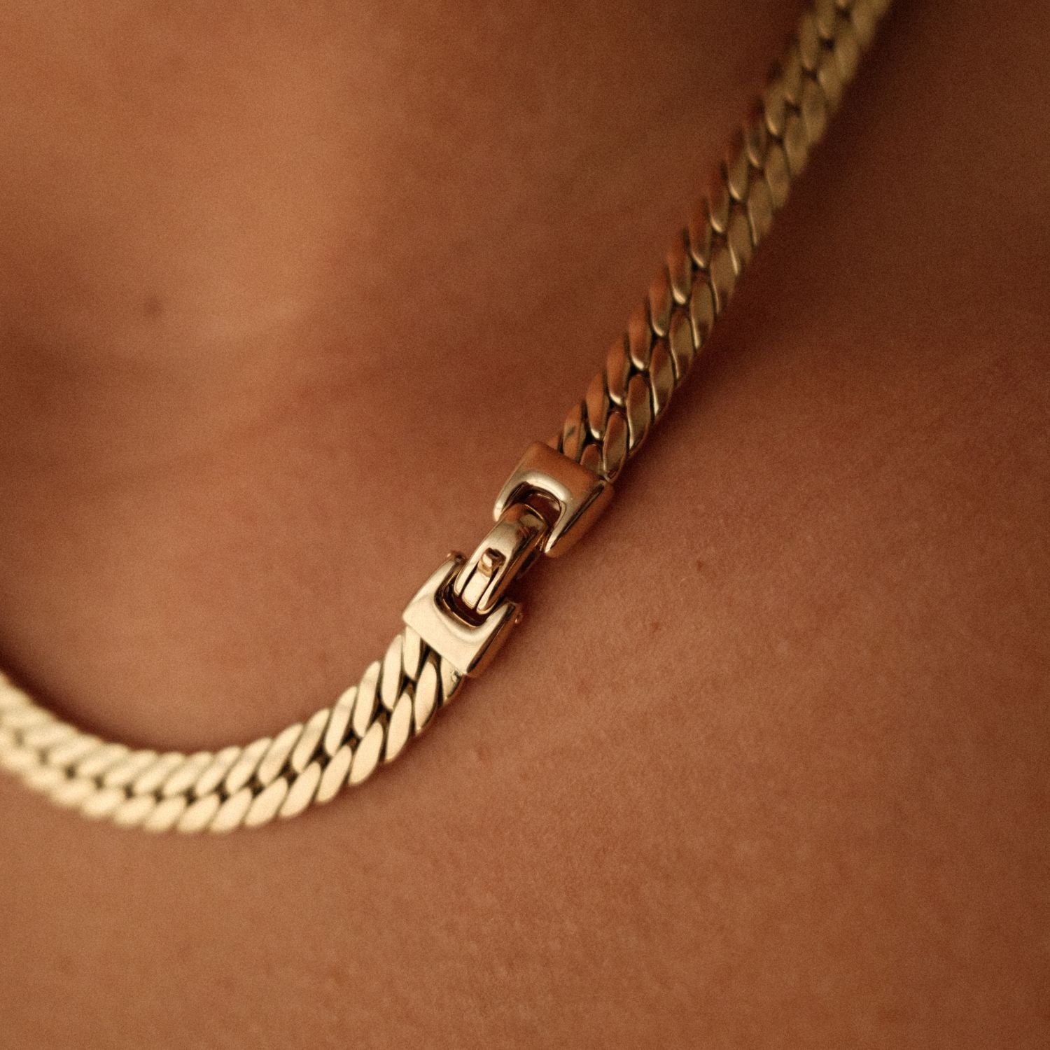 Sluiting 14k Gouden Cobra Ketting