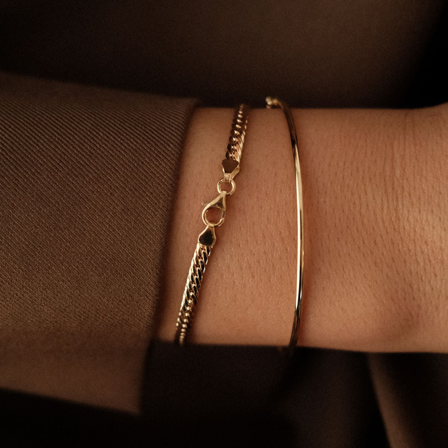 Sluiting Cobra Armband Goud