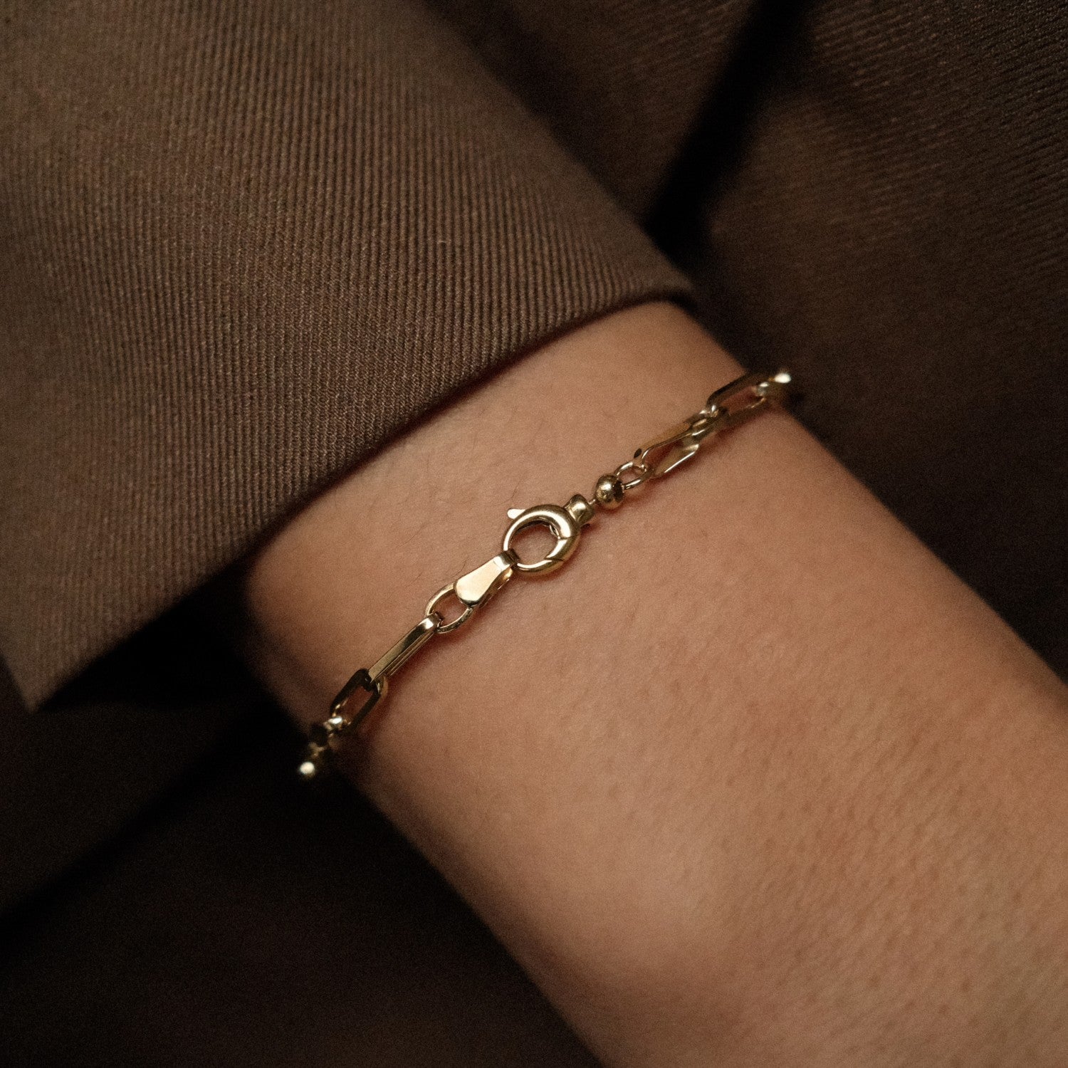 Sluiting Duo Paperclip Armband