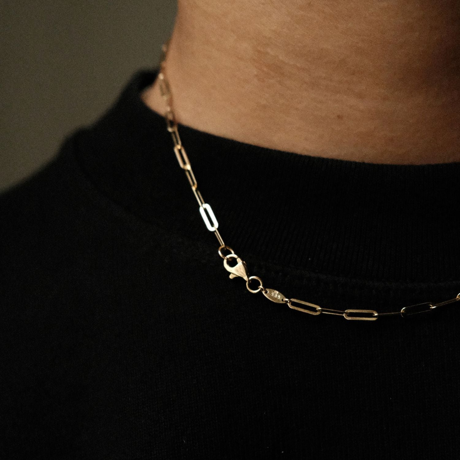 Sluiting Paperclip Ketting voor hem