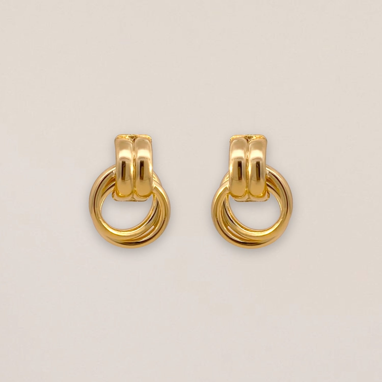 Smalle Knot Oorbellen