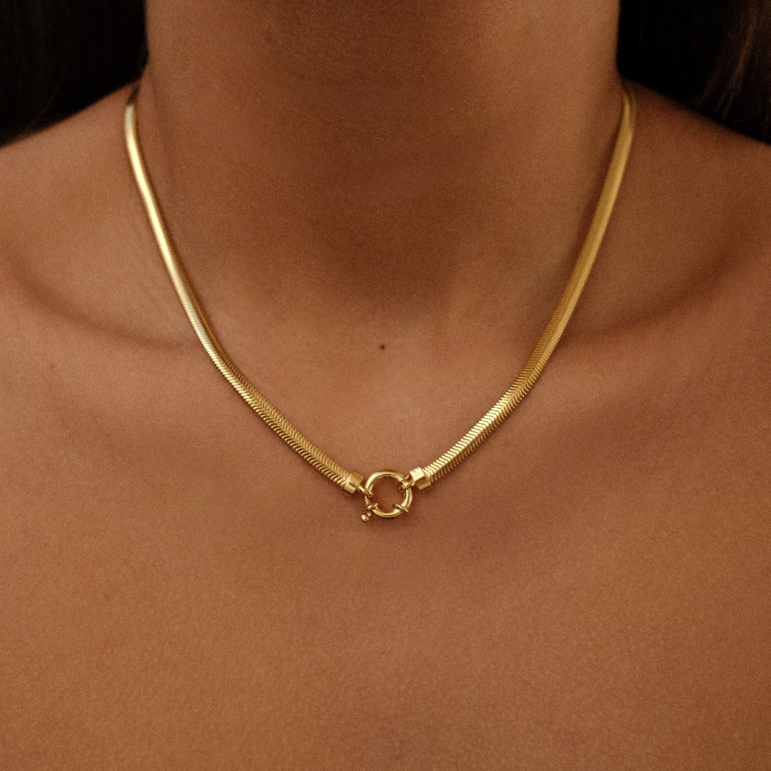 Snake Ketting met Veerslot