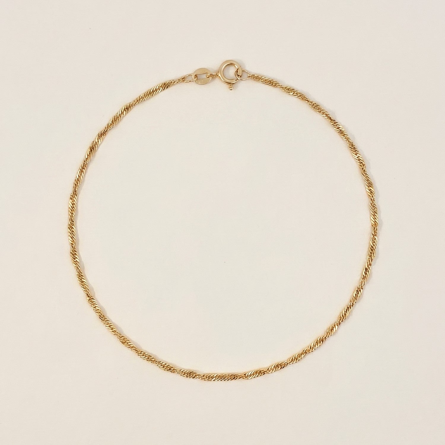 Twisted Chain Anklet