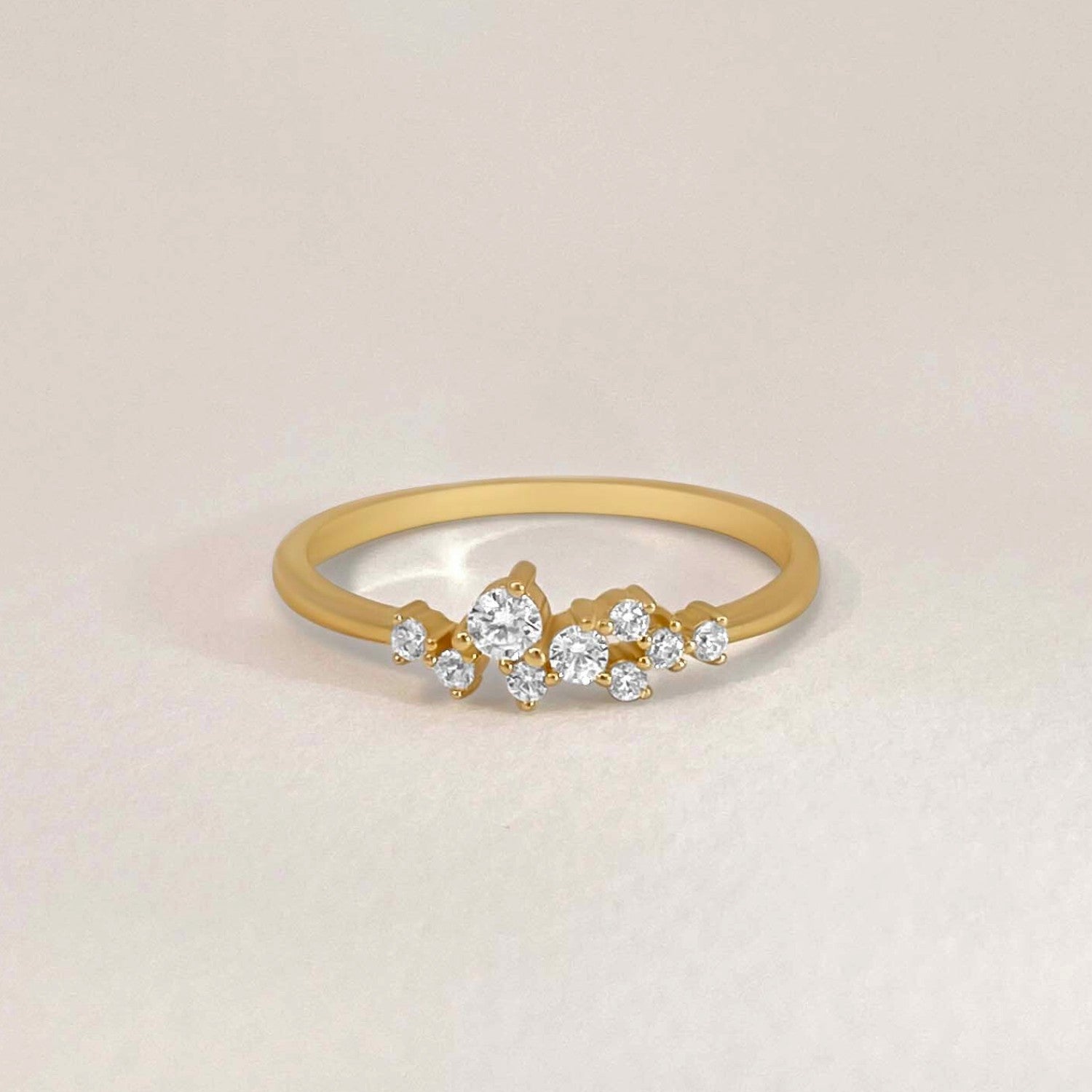 Union ring goud