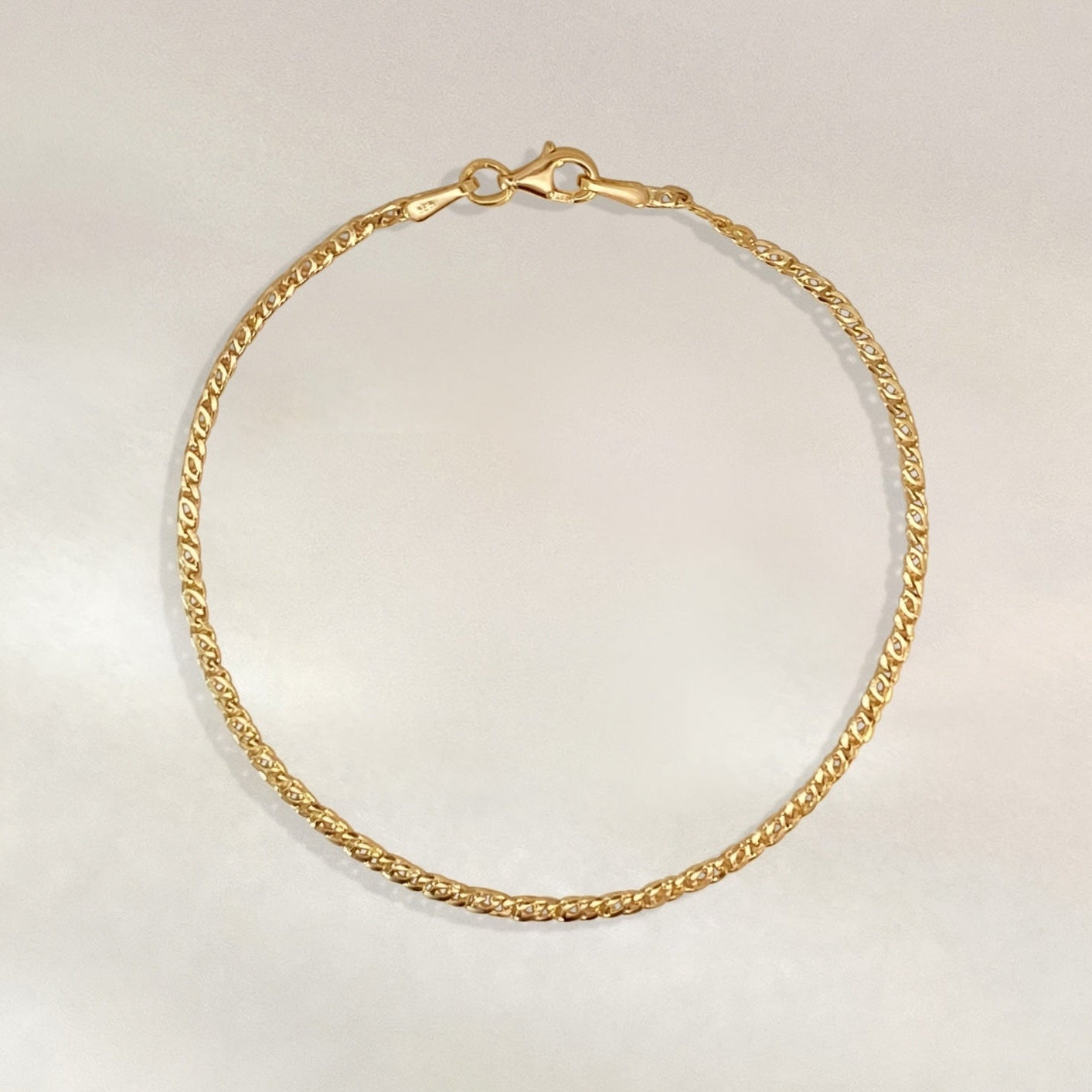 Unique chain bracelet gold