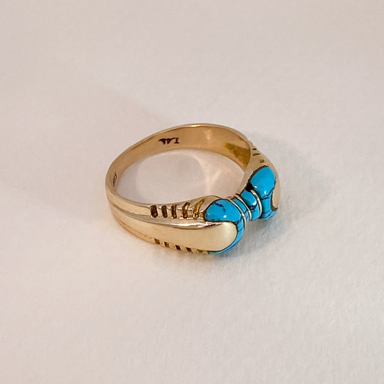 Vintage Blue Turquoise Ring