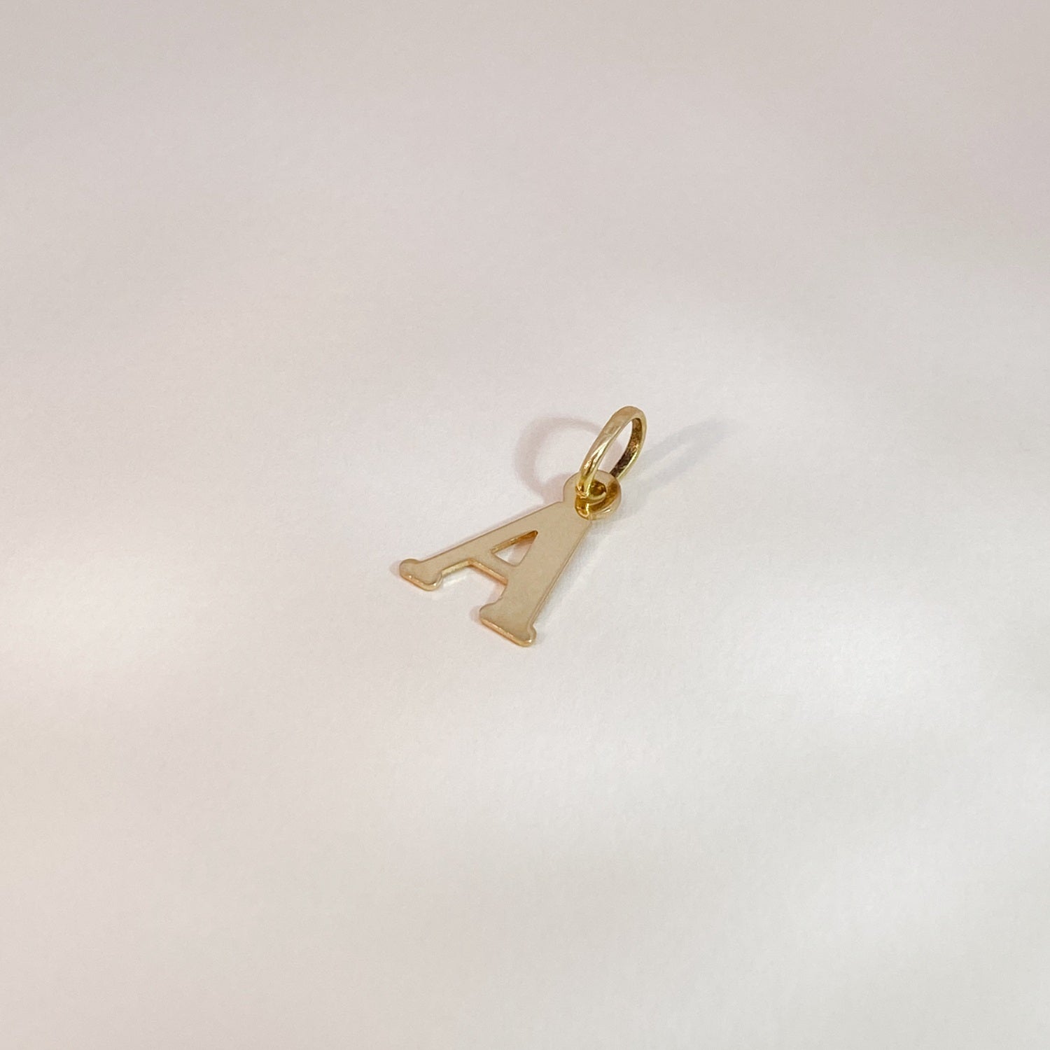Vintage Golden Letter A Pendant