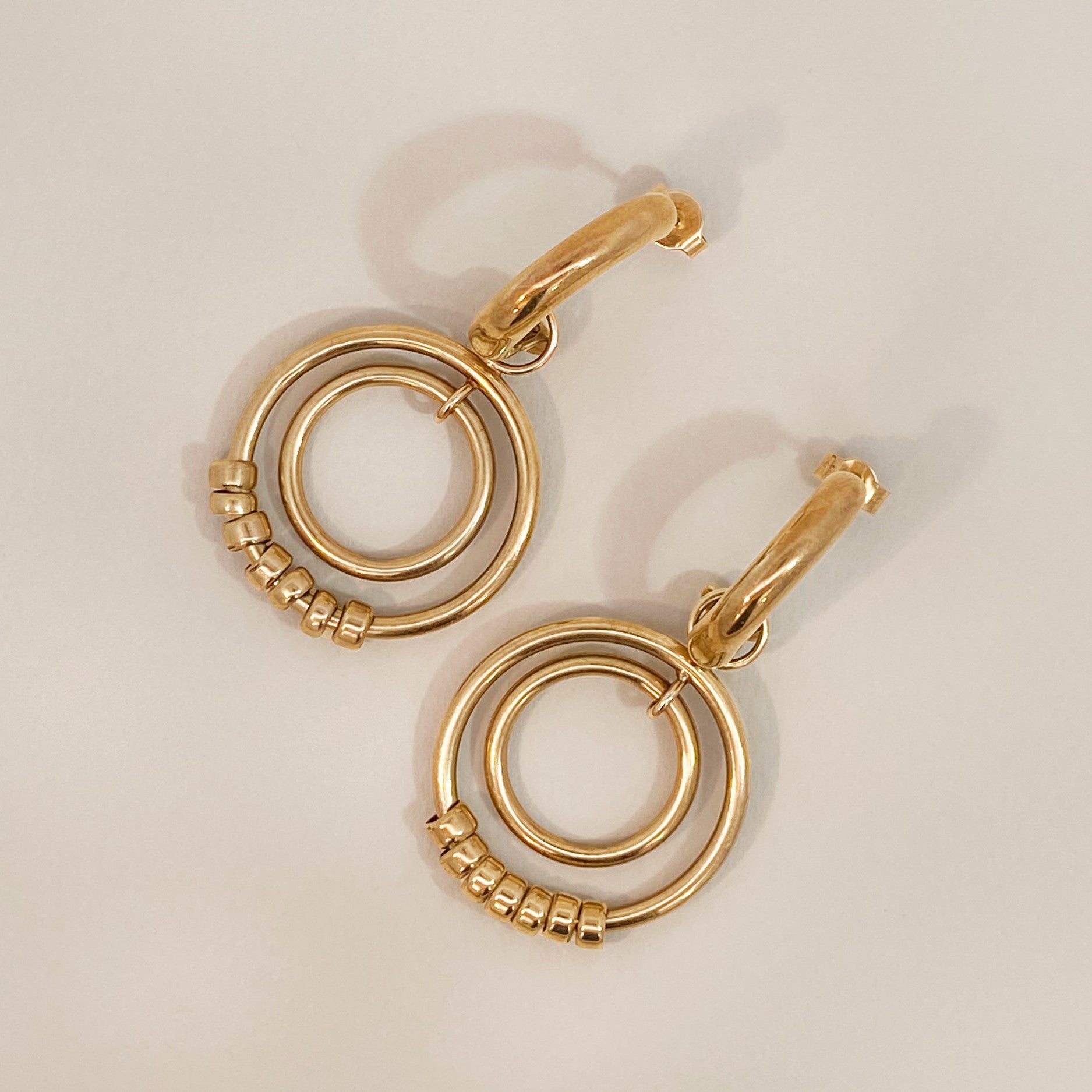Vintage Gouden Cirkel Oorbellen