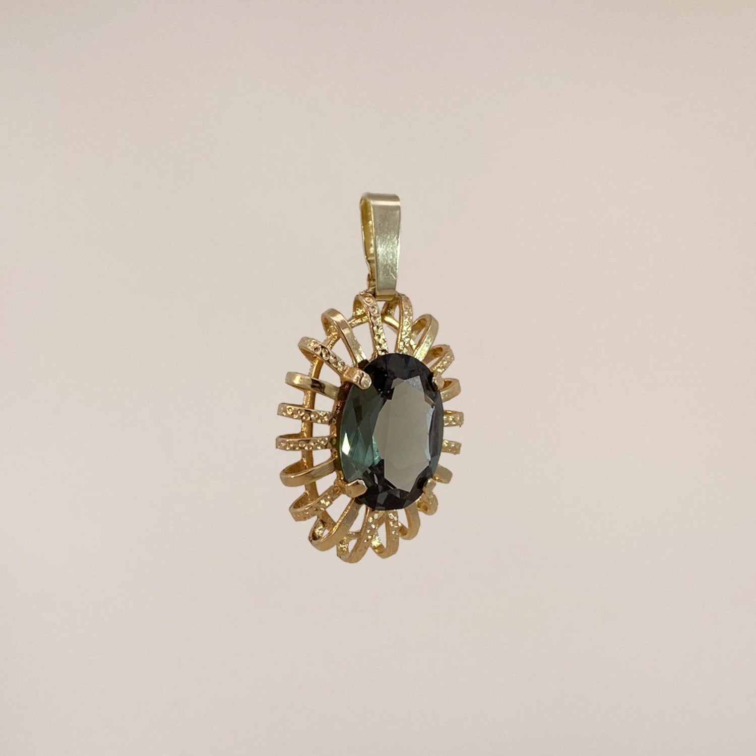 Vintage Toermalijn Hanger