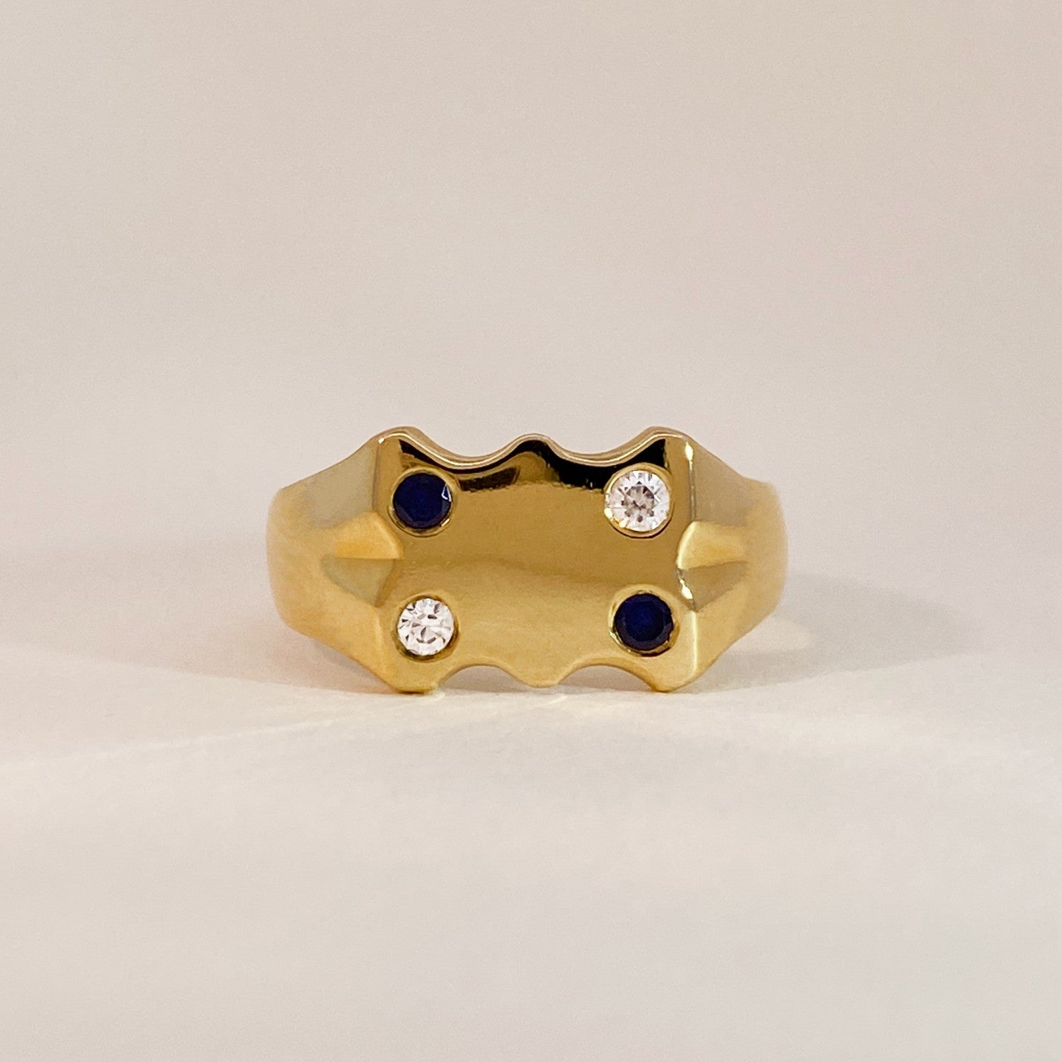 Vintage unieke zegelring