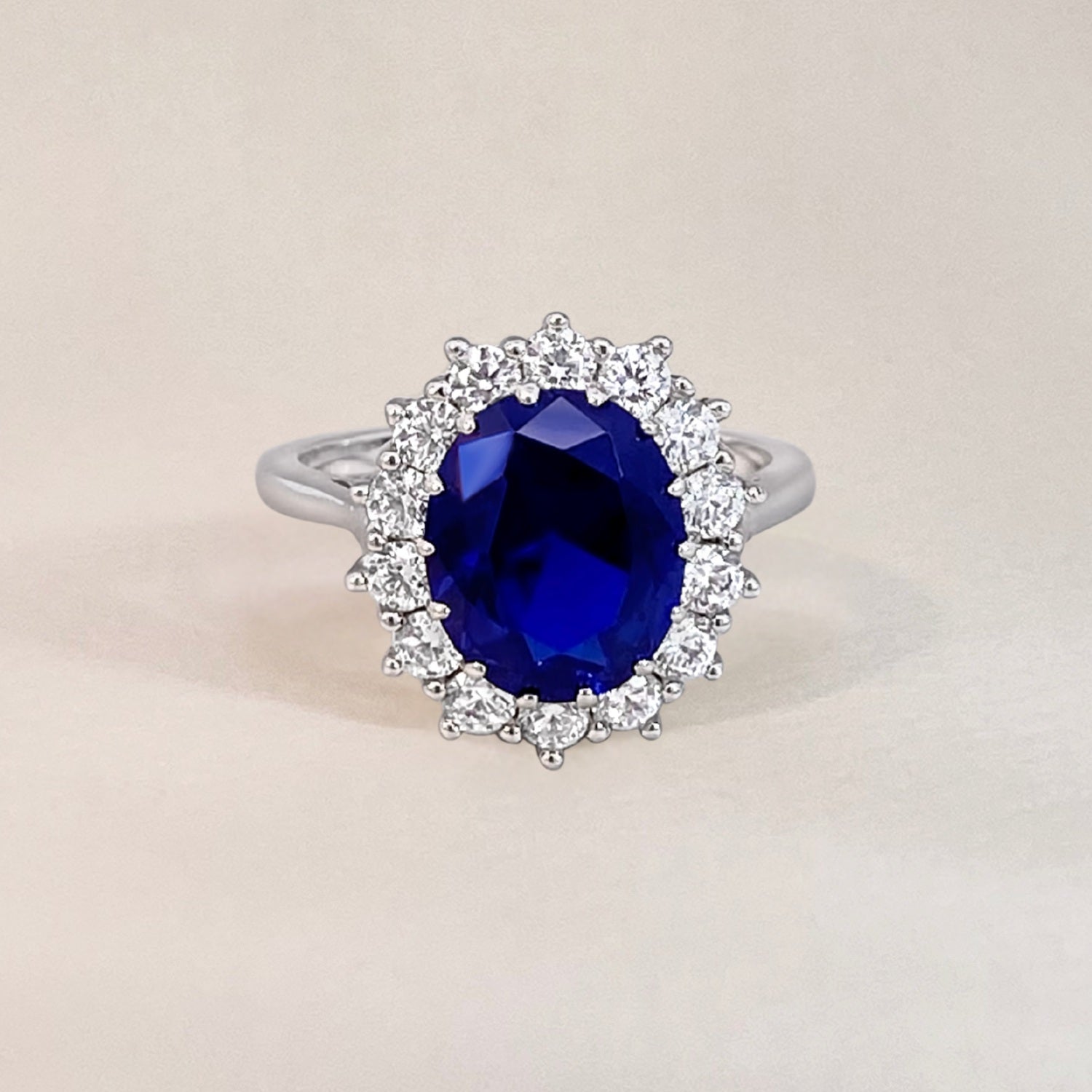 XXL Lady Di Ring Silver